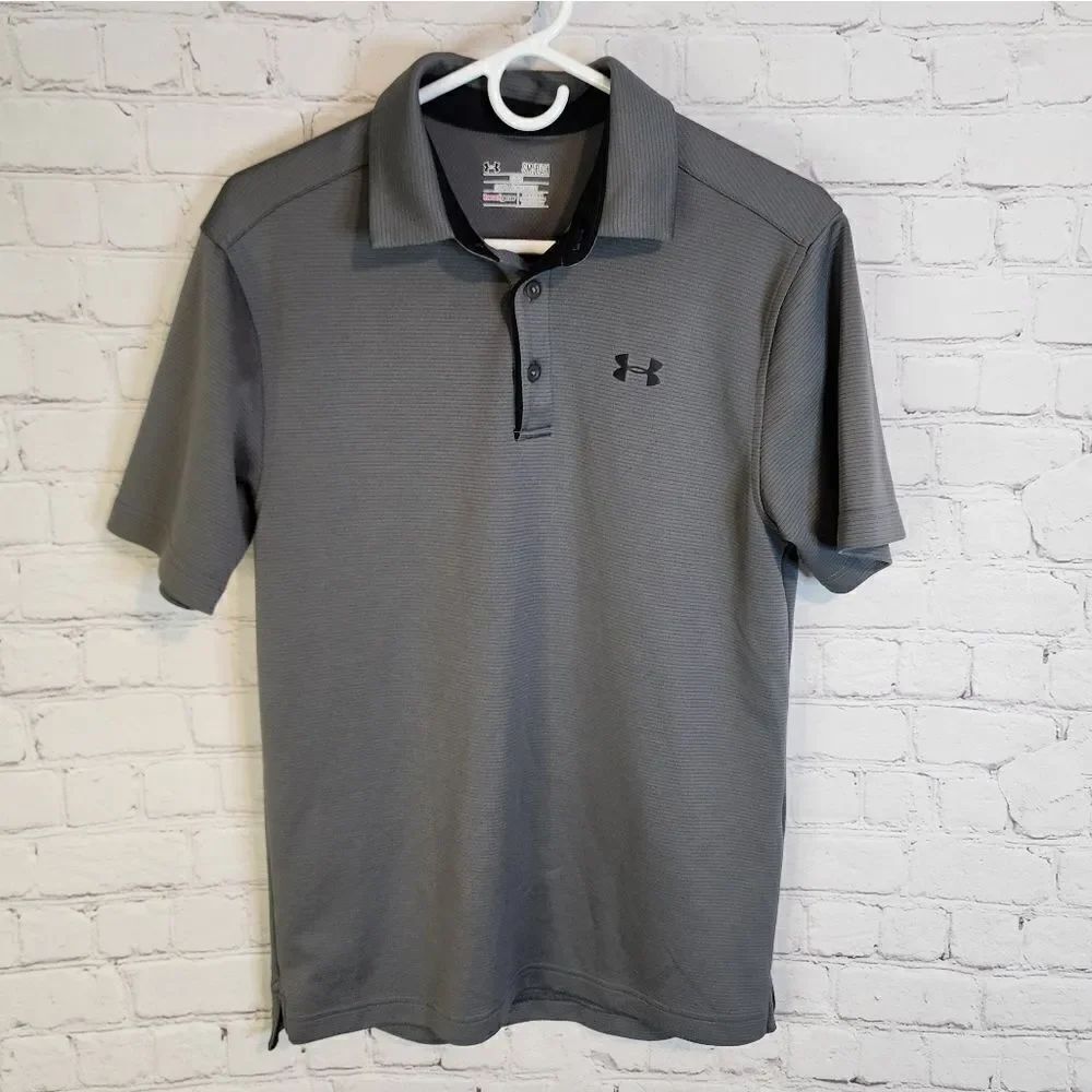 Men's Under Armour "loose" heatgear polo shirt, size small